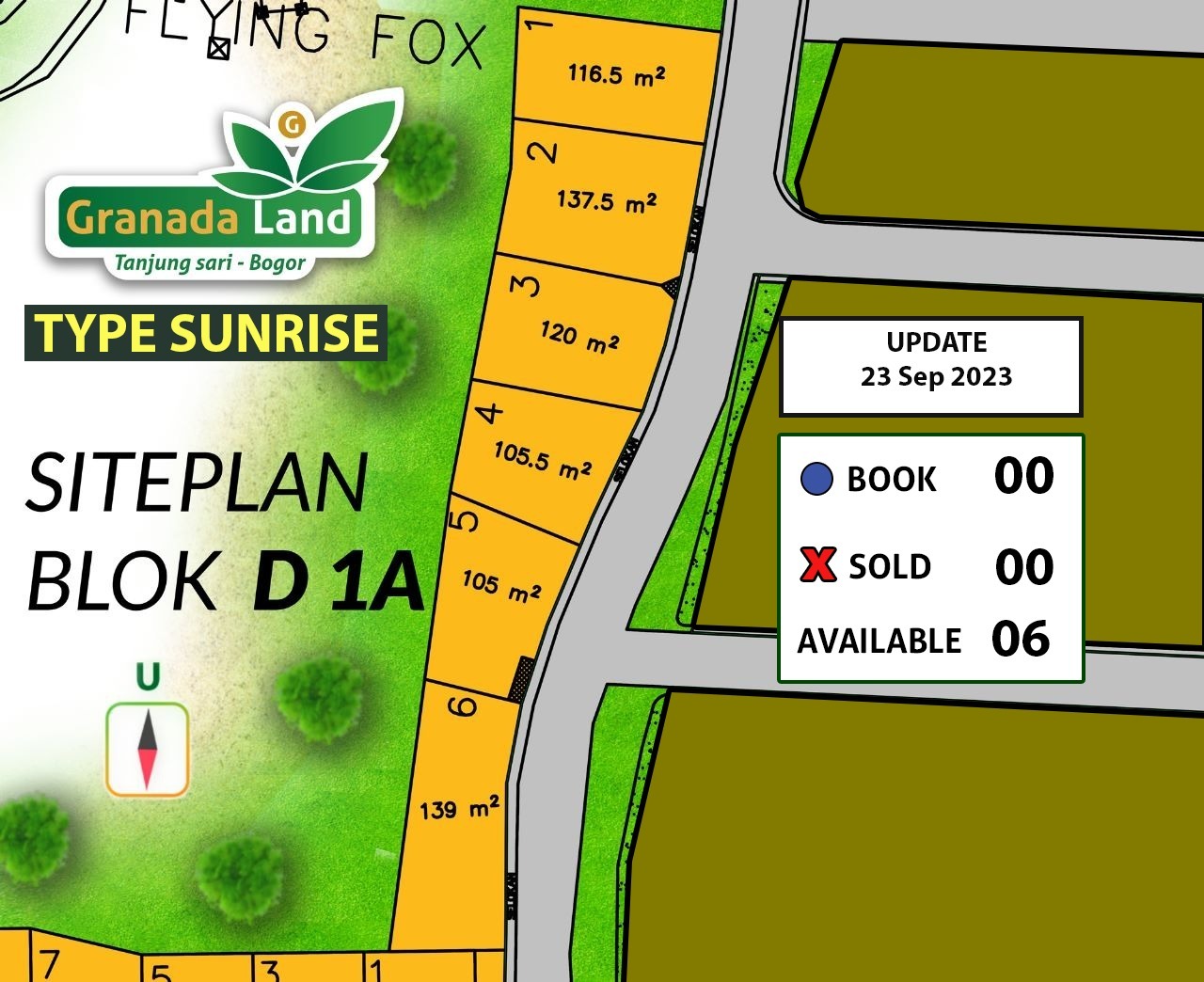 Harga Kavling Granada 14 Update Site Plan Kavling Granada Land Blok D1-A
