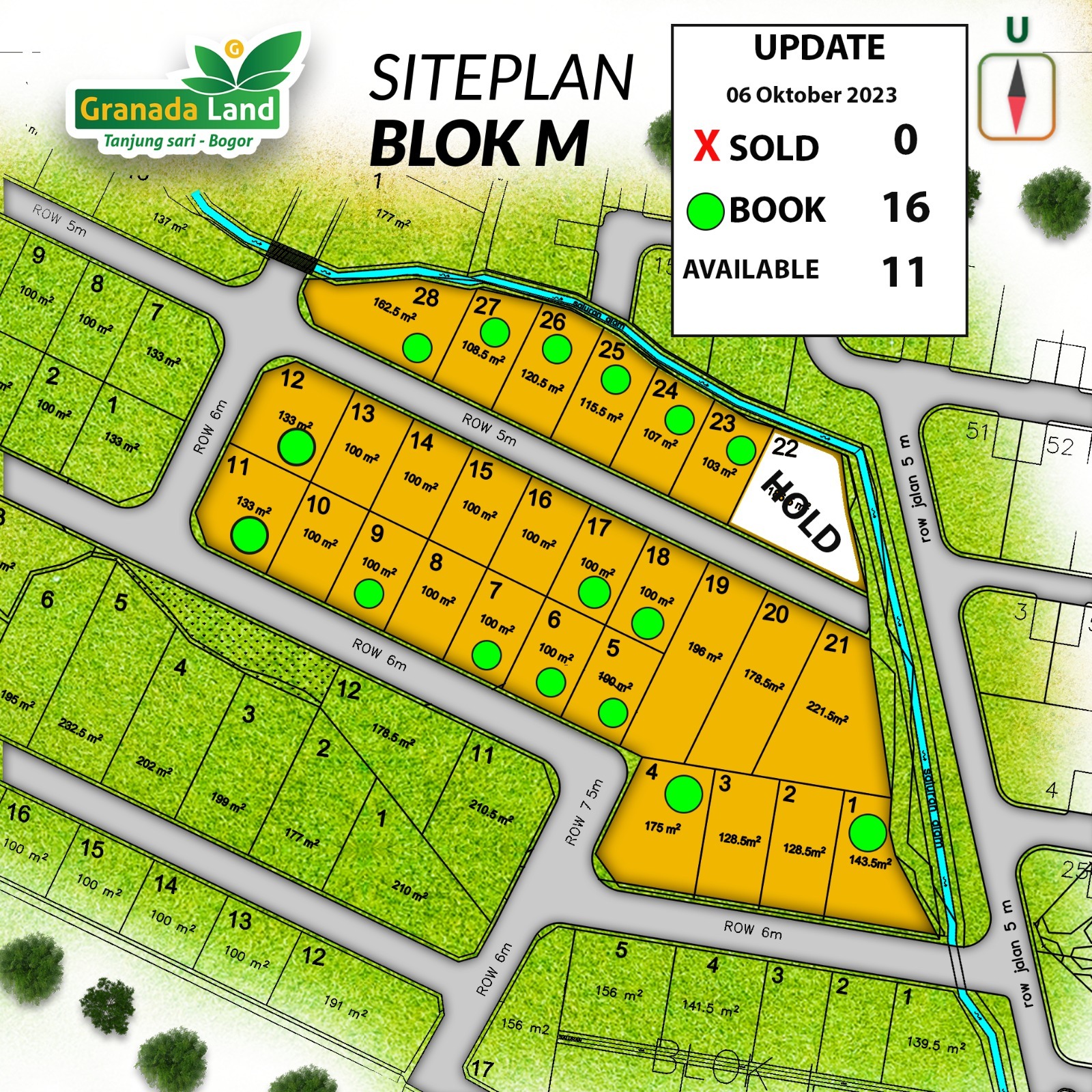 Harga Kavling Granada 24 Update Site Plan Kavling Granada Land Blok M