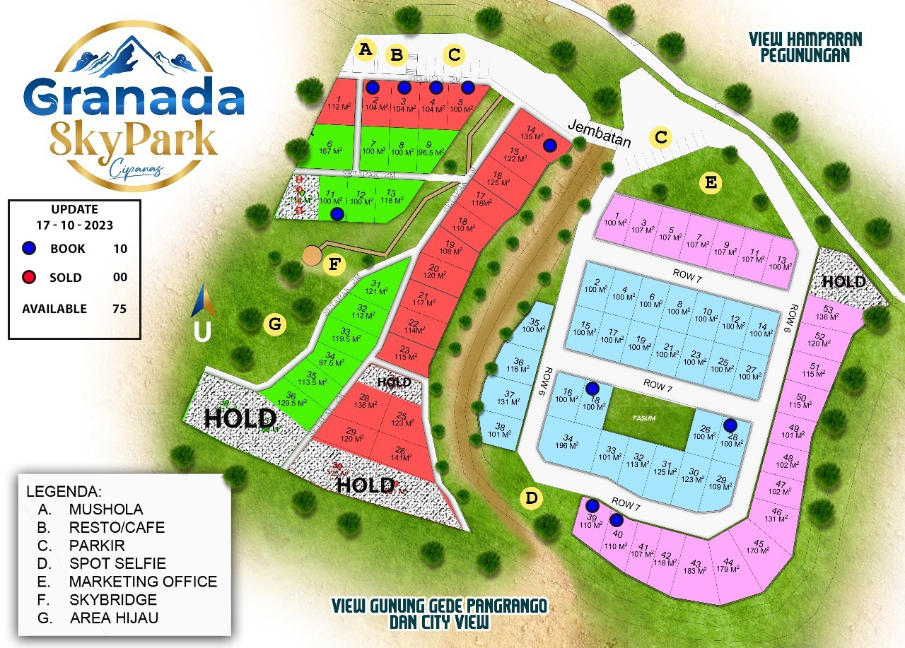 Harga Kavling Granada 48 Update Siteplan Granada Skypark